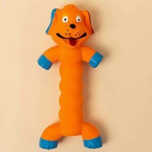 A dog toy with a squeaking sound. New.